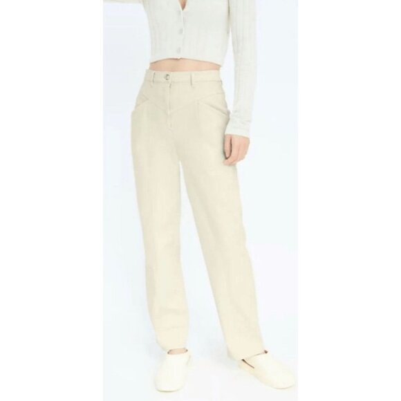 Aritzia Archer Pants High Rise Workwear Cargo Trouser Jeans Full Length Western - Picture 2 of 14